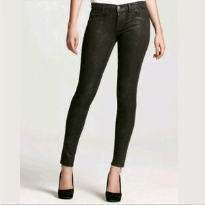 J Brand Snakeskin Matte Boa  Leggings